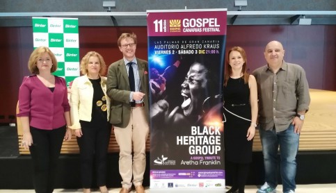 Imagen noticia - El XI Gospel Canarias Festival rinde tributo a Aretha Franklin en el Auditorio Alfredo Kraus con las voces del Black Heritage Group