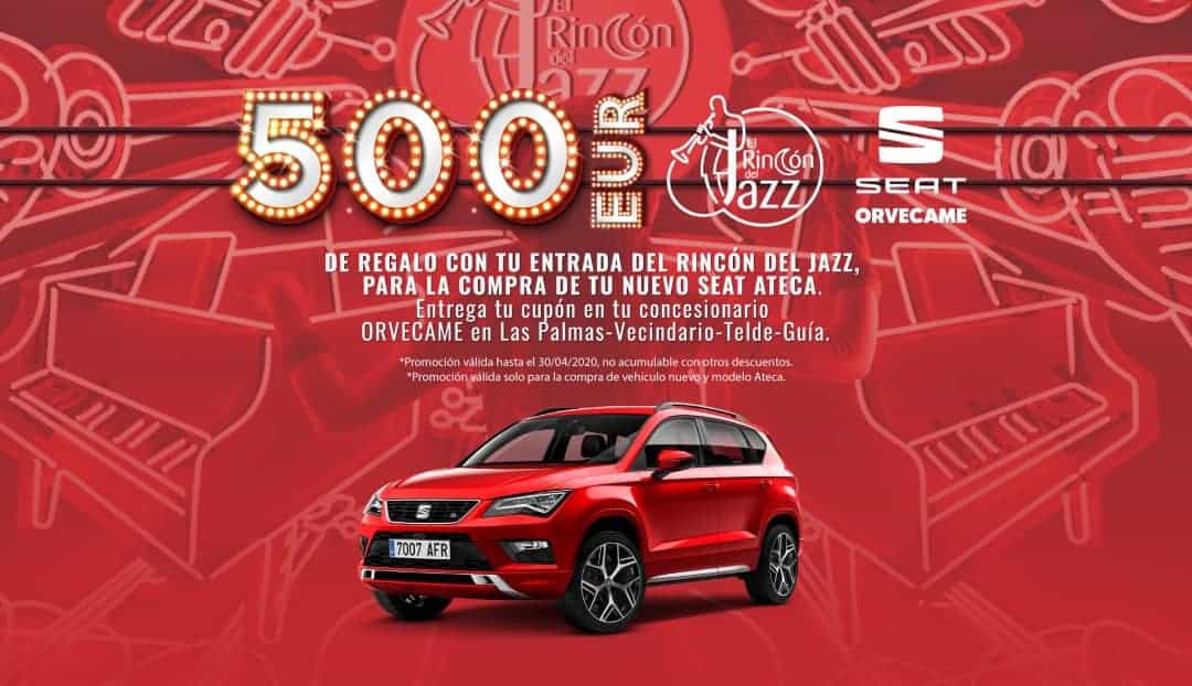 Imagen noticia - Hoy, 500 euros de descuento con SEAT y el Rincón del Jazz