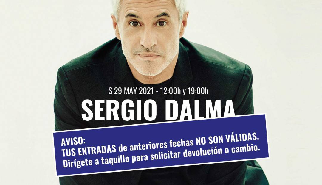 Imagen noticia - Aviso: se necesitan nuevas entradas para el concierto de Sergio Dalma