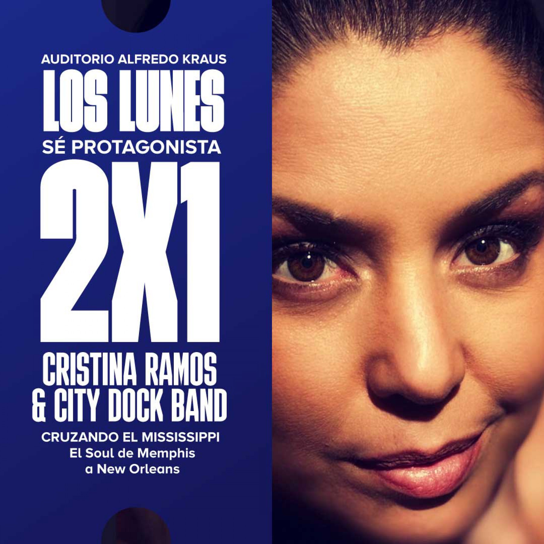 🎟️ Promo 2x1 para ver a Cristina Ramos & City Dock Band 🎟️